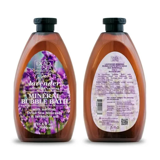 Dead Sea Collection Lavender  Mineral Bubble Bath, 1000ml