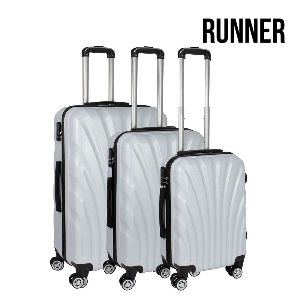 Runner Suitcase Set 3pc White