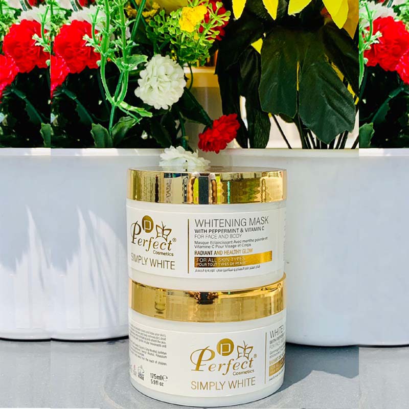 -Perfect Cosmetics Whitening Mask With Peppermint & Vitamin C 175ml
