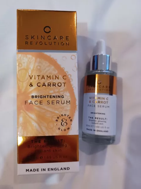 Skincare Revolution Vitamin C & Carrot Brightening Serum 50ml