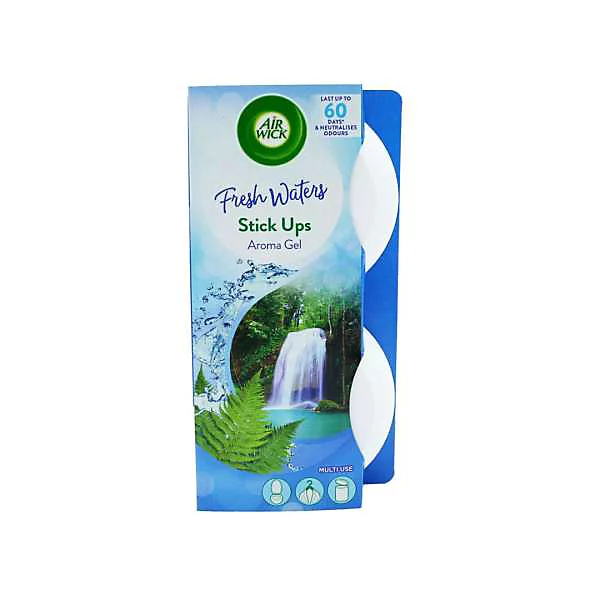 Airwick Stick Ups Aroma Gel Fresh Water 2 x 30g