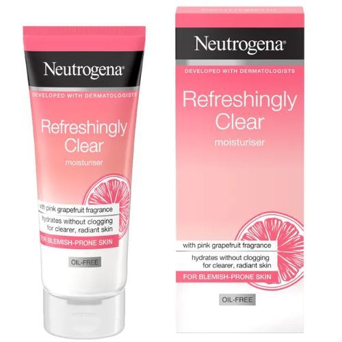Neutrogena Refreshingly Clear Oil Free Moisturiser,Pink Grapefruit-50mL