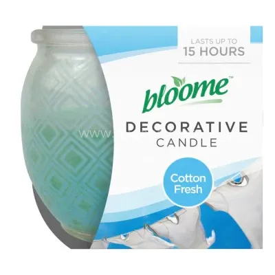 Bloome Decorative Sleeve Candle Cotton Fresh