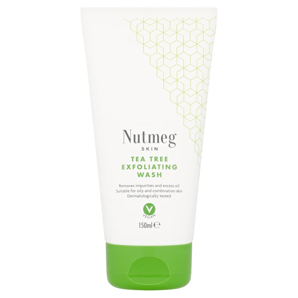 Nutmeg Tea Tree Exfoliator Wash, 150ml