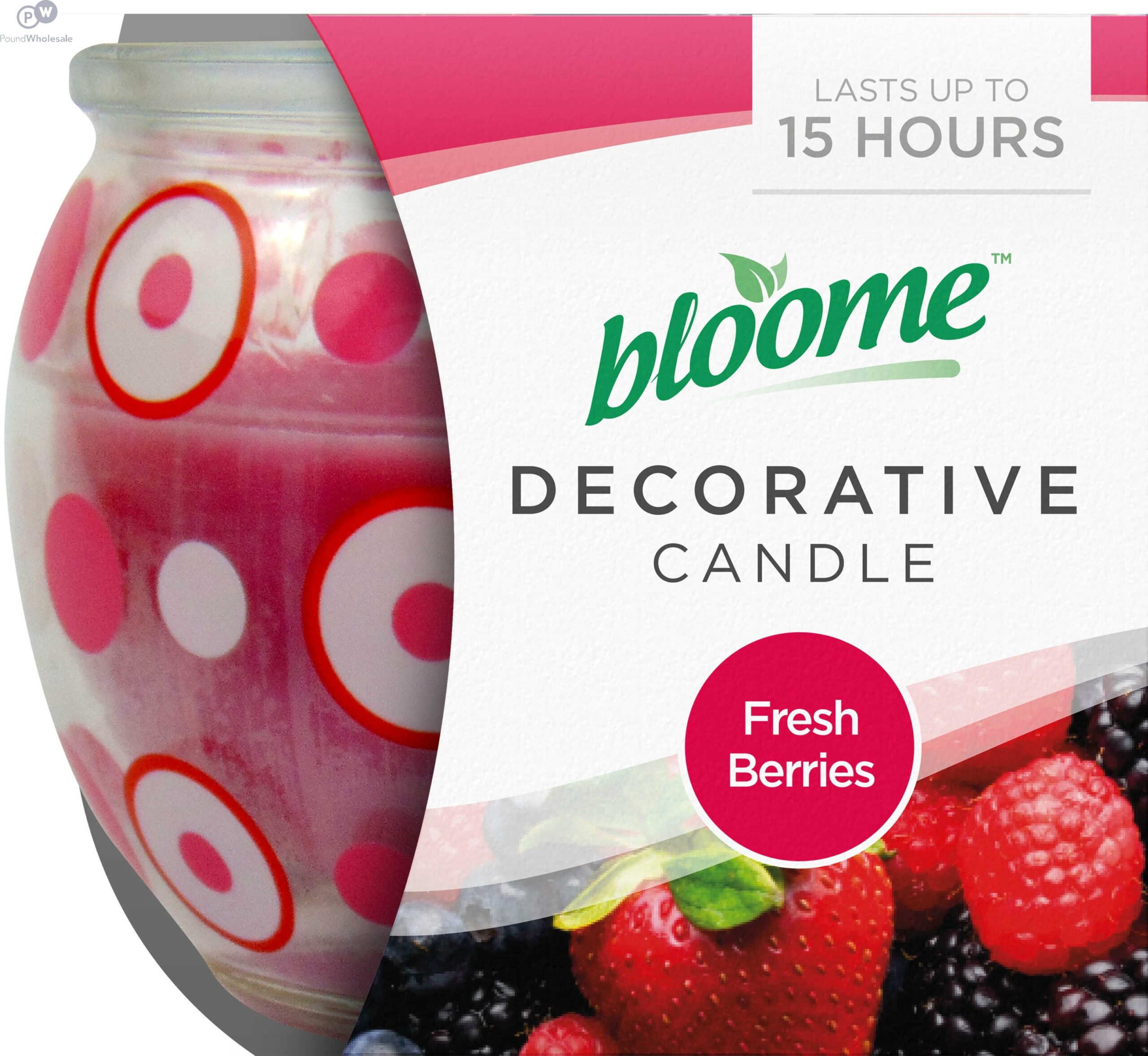 Bloome Decorative Sleeve Candle Fresh Berries