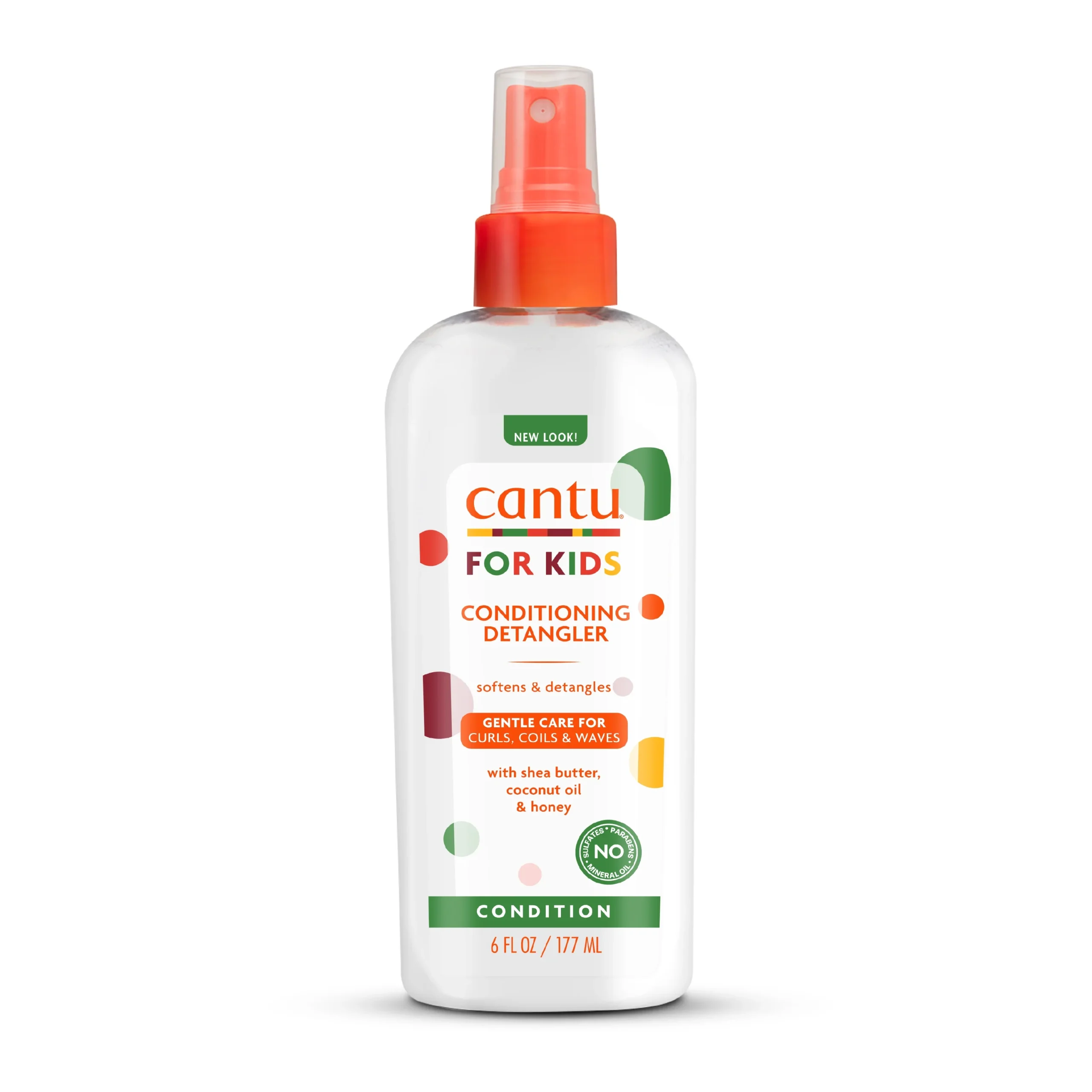 Cantu Care for Kids Paraben & Sulfate-Free Conditioning Detangling Spray, 6 fl oz