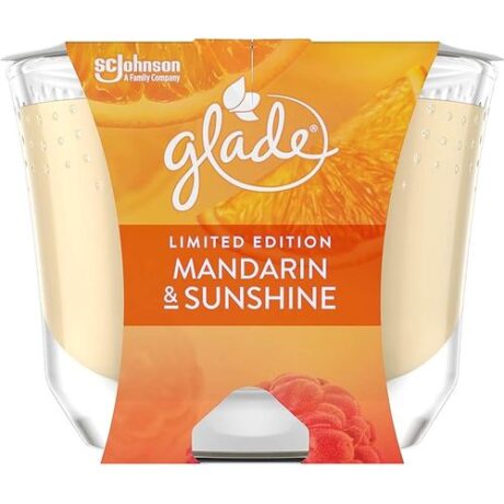 Glade Limited Edition Mandarin & Sunshine Scented Candle