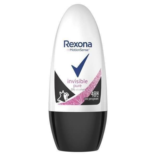 Rexona Invisible Pure Anti-Perspirant Roll On 48hr – 50ml