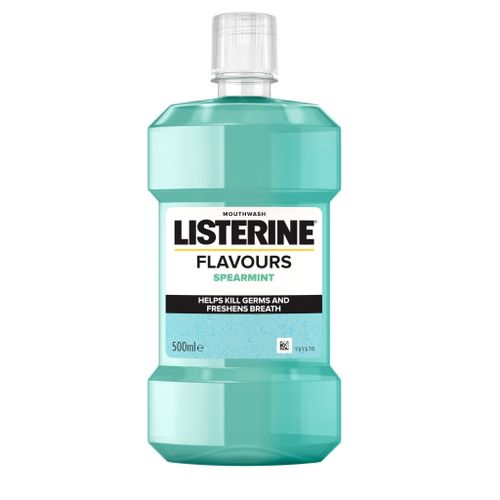 Listerine Flavours Spearmint Mouthwash 500ml
