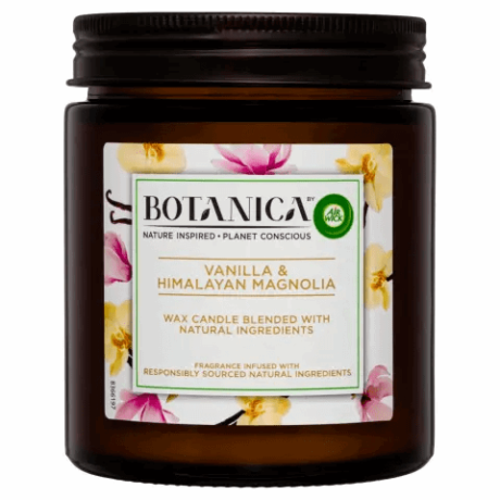 Botanica By Air Wick Candle Vanilla & Himalayan Magnolia 205g