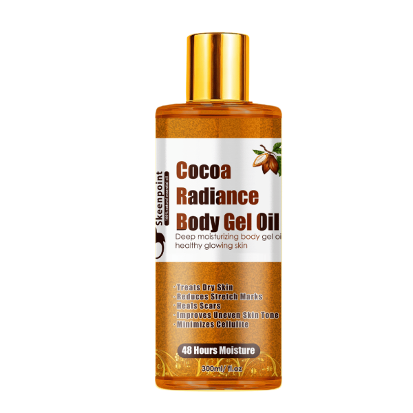 Skeenpoint Cocoa Radiance Body Gel Oil – Deep Moisturizing Glow Formula 350ml