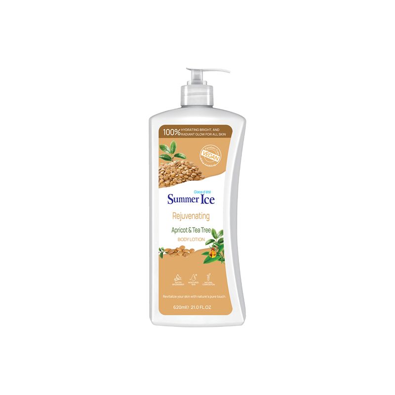 Summer Ice Rejuvenating Body Lotion Apricot & Tea Tree 620ml