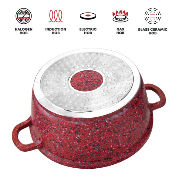 Nessa Granum Stockpot Set 5pc Jhansi Red - Image 4
