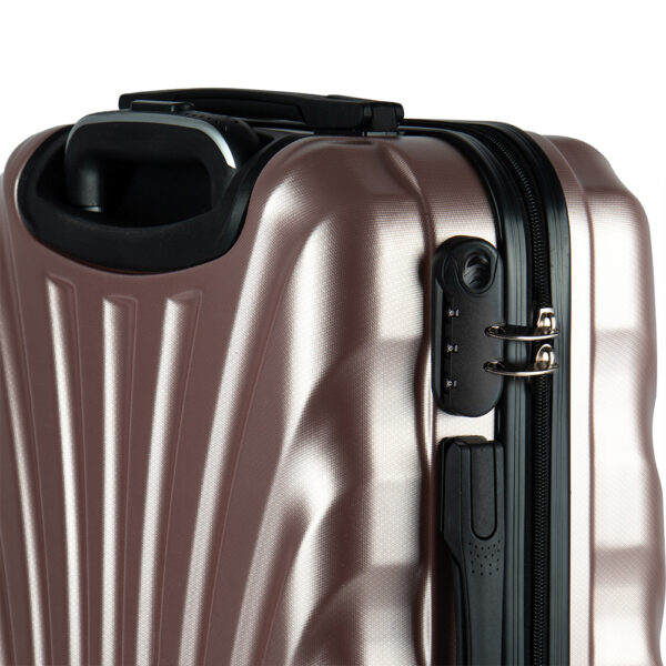 Runner Suitcase Set 3pc Pink - Image 3