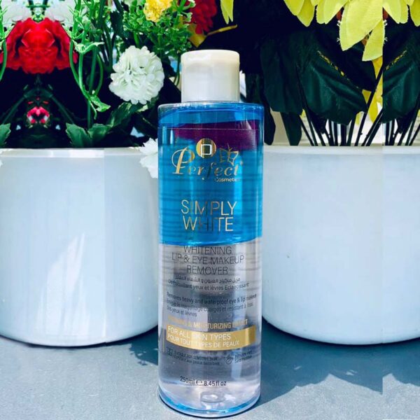 '-Perfect Cosmetics Whitening Lip & Eye Make Up Remover 250ml