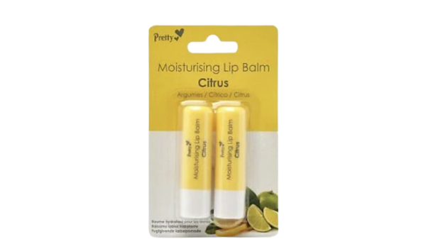 pretty moisturising lip balm citrus