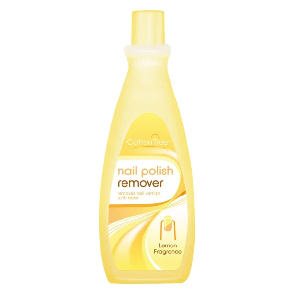 Cotton Tree Nail Polish Remover Lemon Fragrance 295 ml