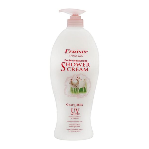 Fruiser Goat's Milk UV White Shower Cream 1000ml