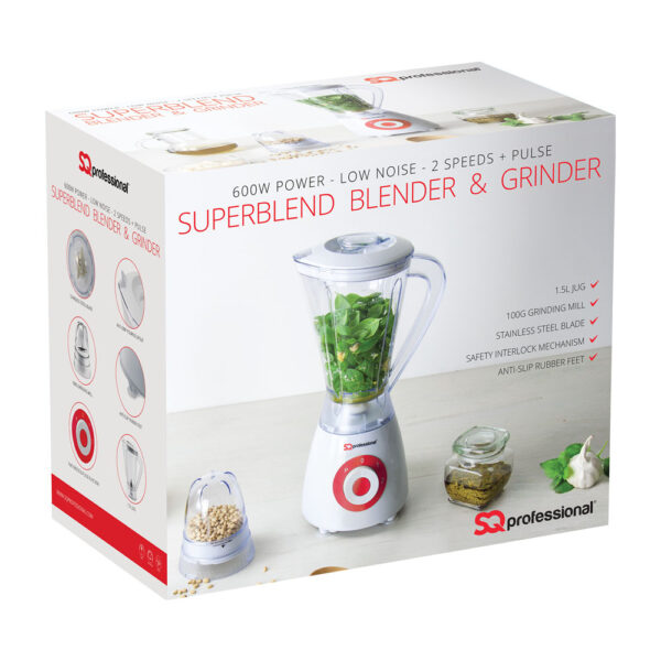 Blitz Superblend Blender & Grinder Red - Image 3