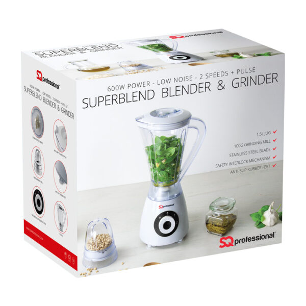 Blitz Superblend Blender & Grinder Black - Image 3