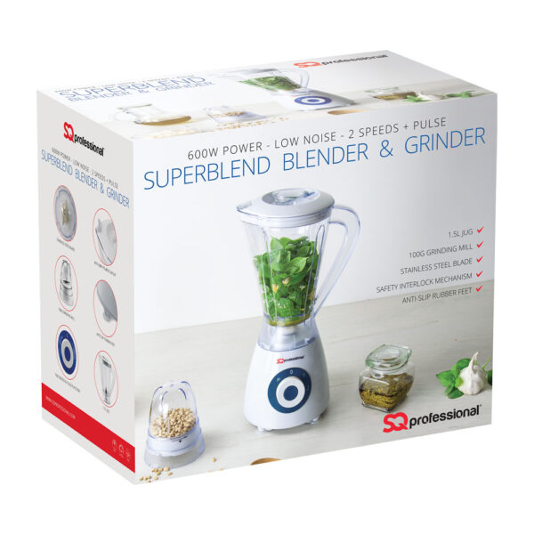 Blitz Superblend Blender & Grinder Blue - Image 3
