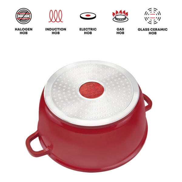Nea Stockpot Set 5pc Rossa Red - Image 3