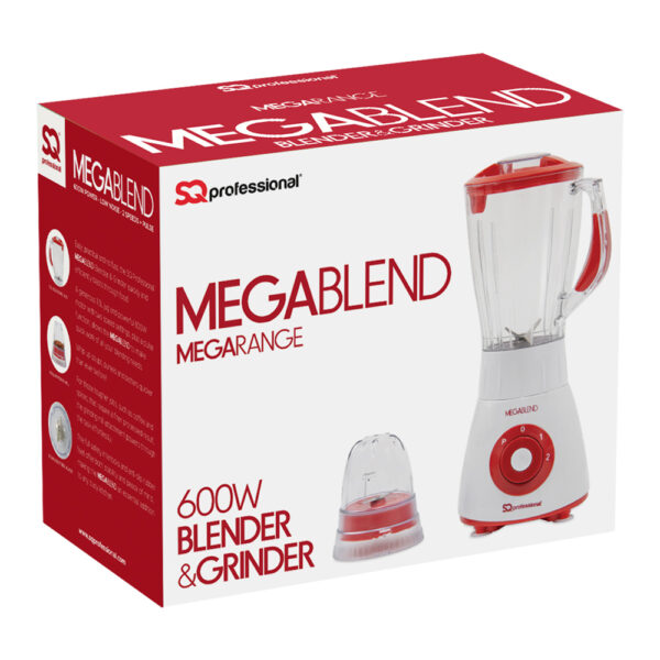 Megarange Megablend Blender & Grinder Red - Image 3