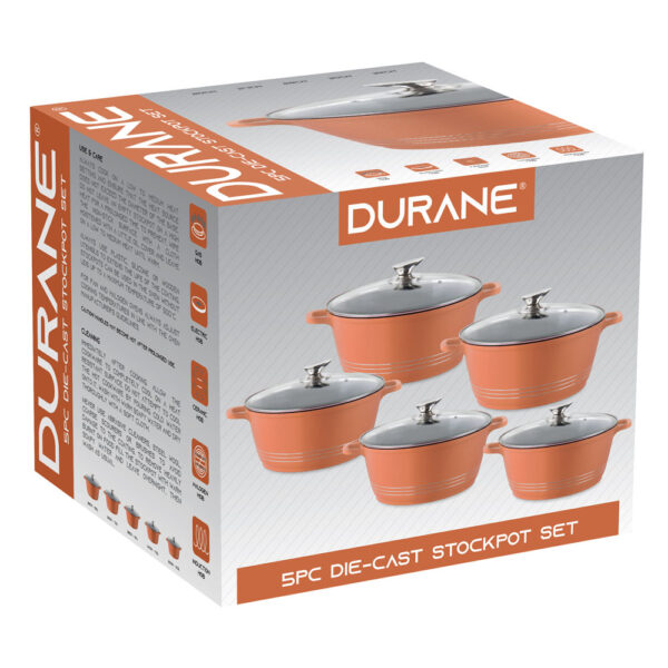 Stockpot Set 5pc Copper - Image 4