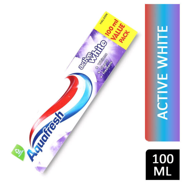 Aquafresh Active White Toothpaste 100ml - Image 5