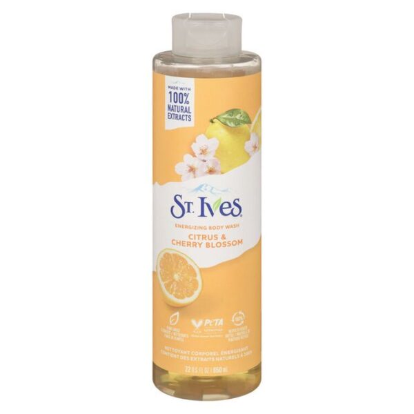 St. Ives Energizing Citrus & Cherry Blossom Body Wash  650ml