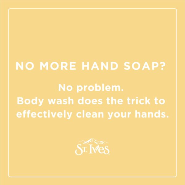 St. Ives, Exfoliating Body Wash, Pink Lemon & Mandarin Orange, 22 Fl Oz 650 ml - Image 8